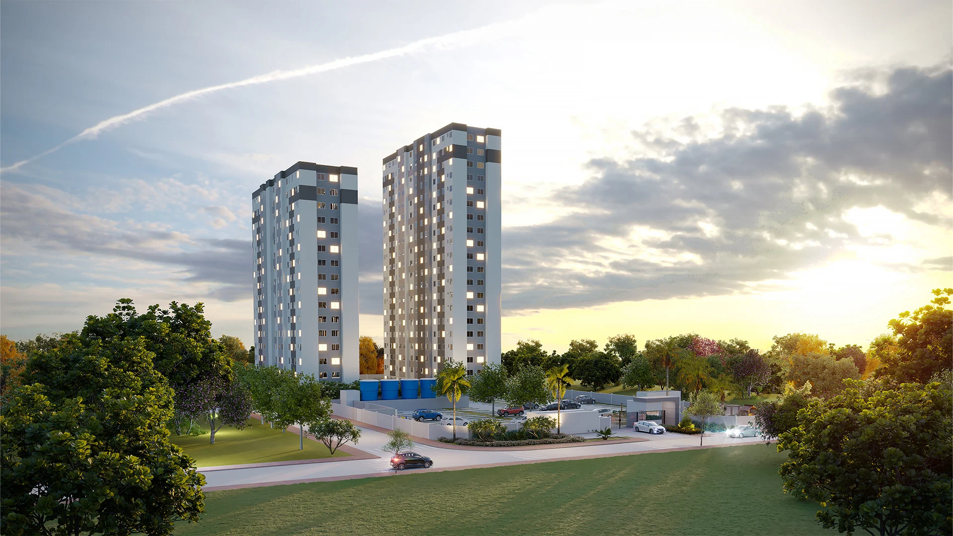 Smart Garden - Apartamentos 2 Quartos - Grama