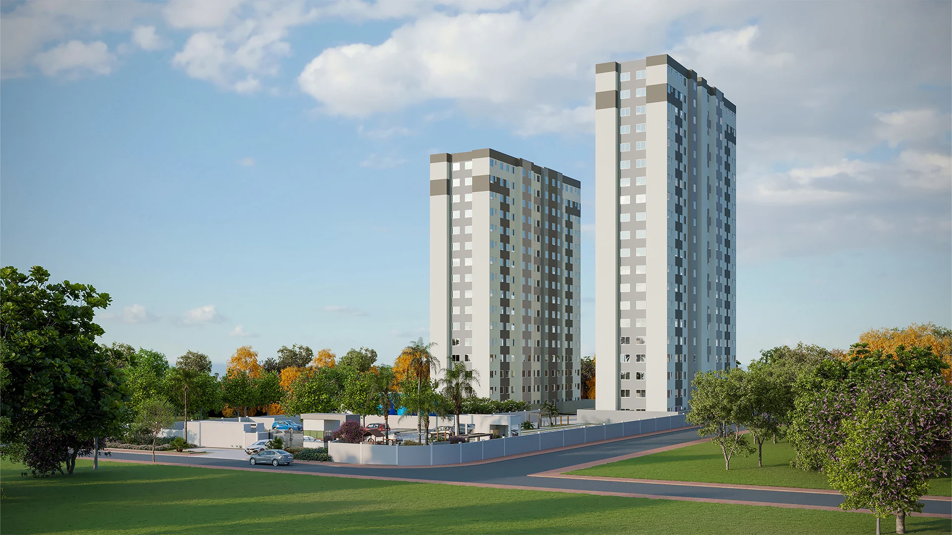 Smart Garden - Apartamentos 2 Quartos - Grama em Grama