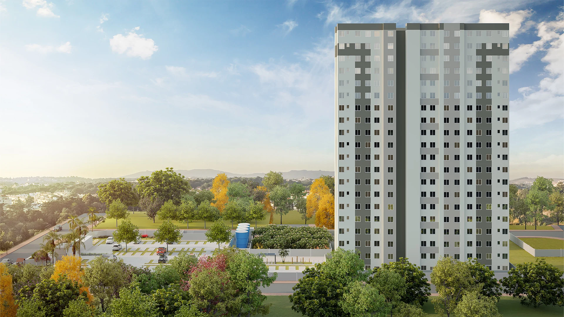 Smart Garden - Apartamentos 2 Quartos - Grama em Grama
