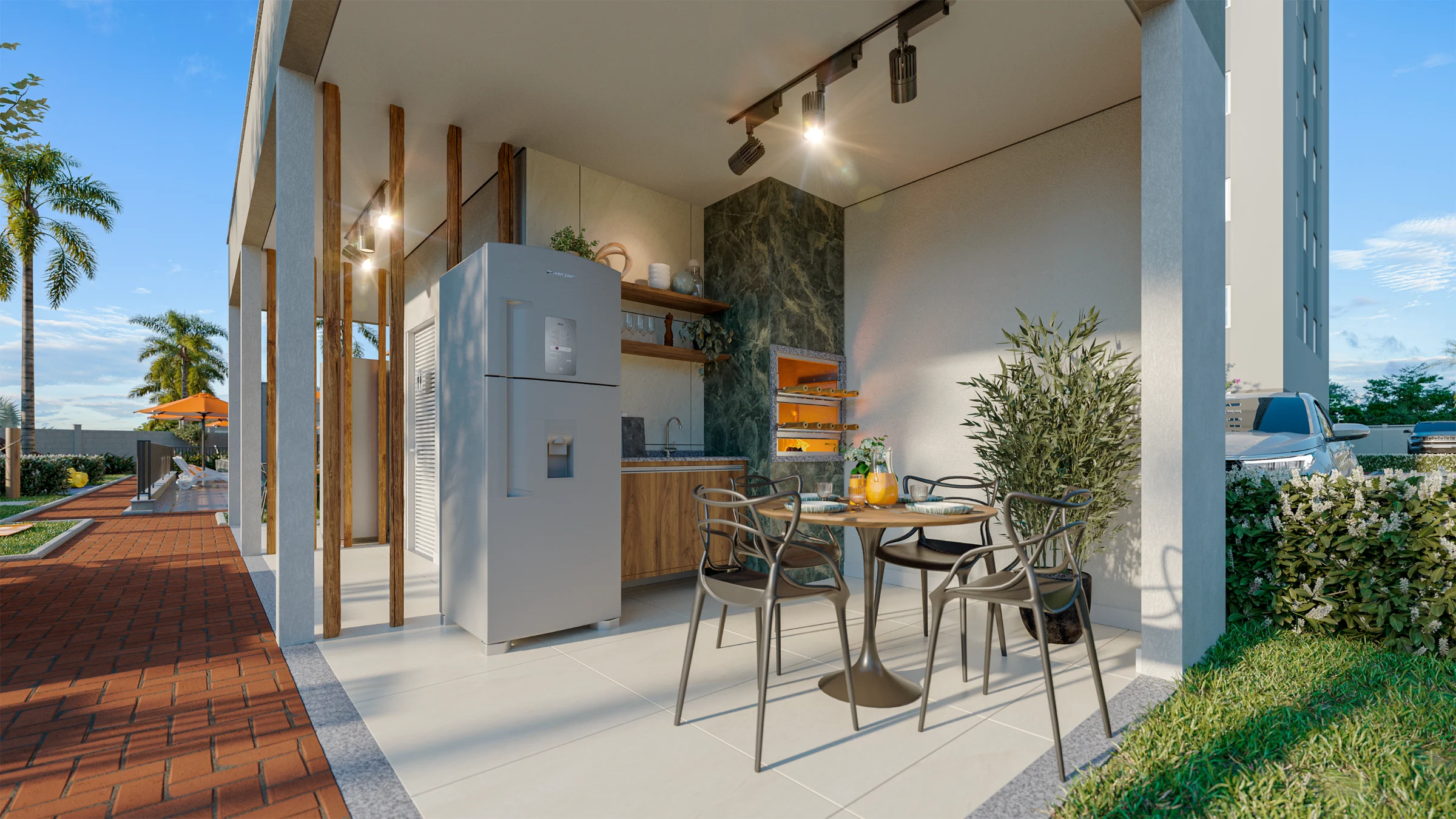 Apartamentos Bromélias - 2 Quartos - Cerâmica em Cerâmica