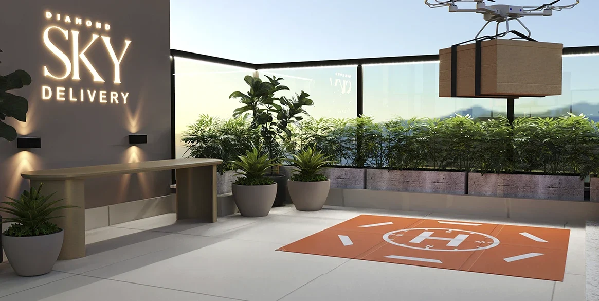 Diamond sky - Apartamentos 2 quartos com Suíte - Shopping Independência em Cascatinha